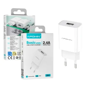 Cargador Red USB-A 2.4A APOKIN 60008